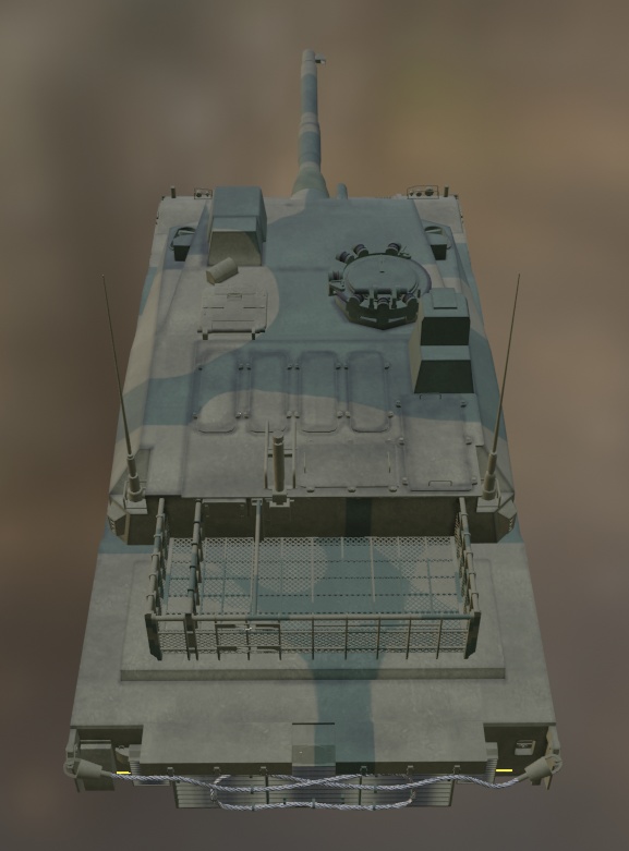 10式戦車風3Dモデル