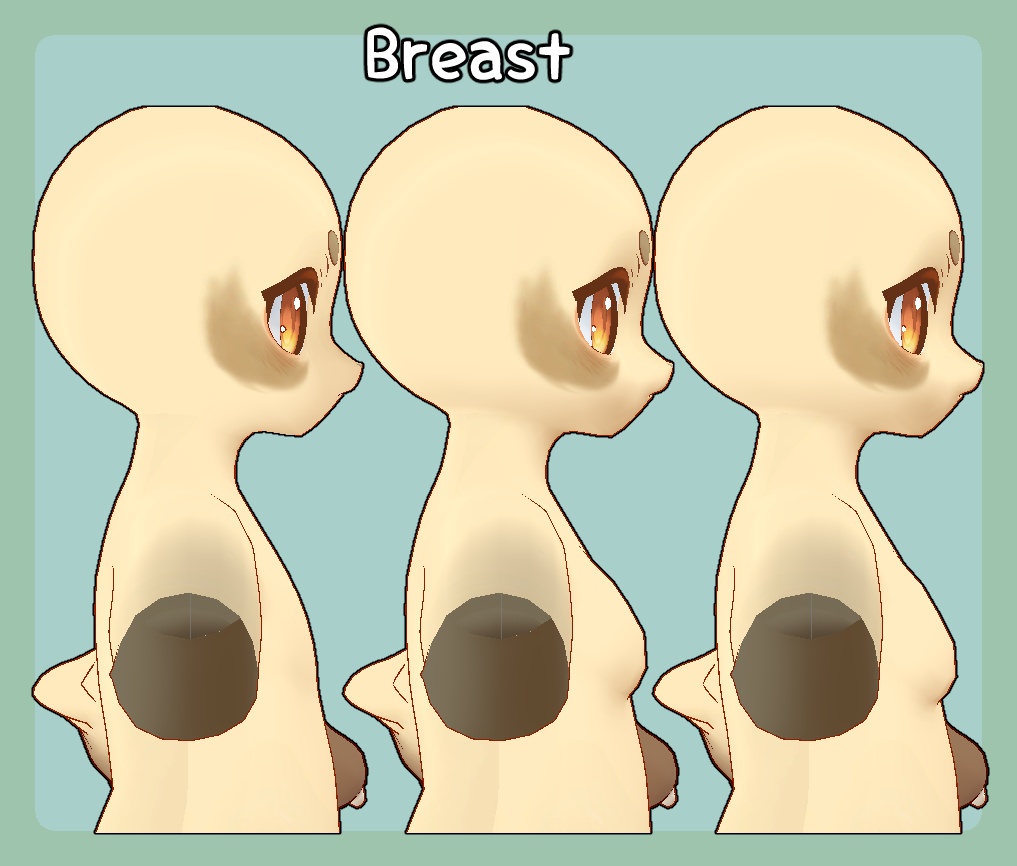 【FREE】BlendShare UPDATE スリムボとディシェイプキー【シャロ】- Slim Body & Shapekeys for Chalo