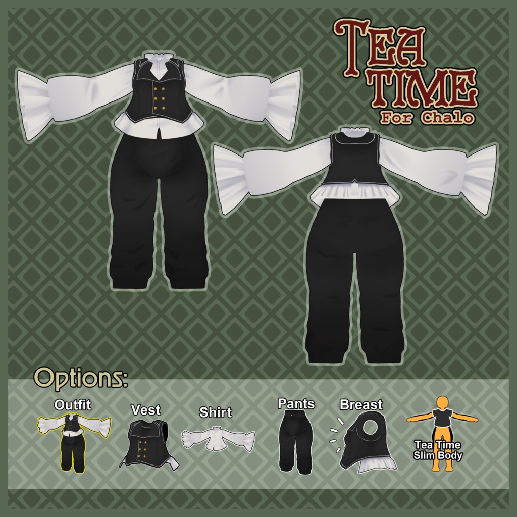 Tea Time for Chalo 【シャロ】- VRCFury Compatible