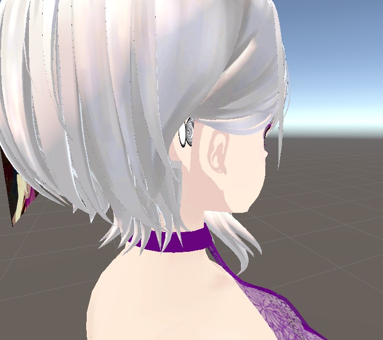 【センティッド専用】あたまの後ろの追加メッシュ【無料配布】