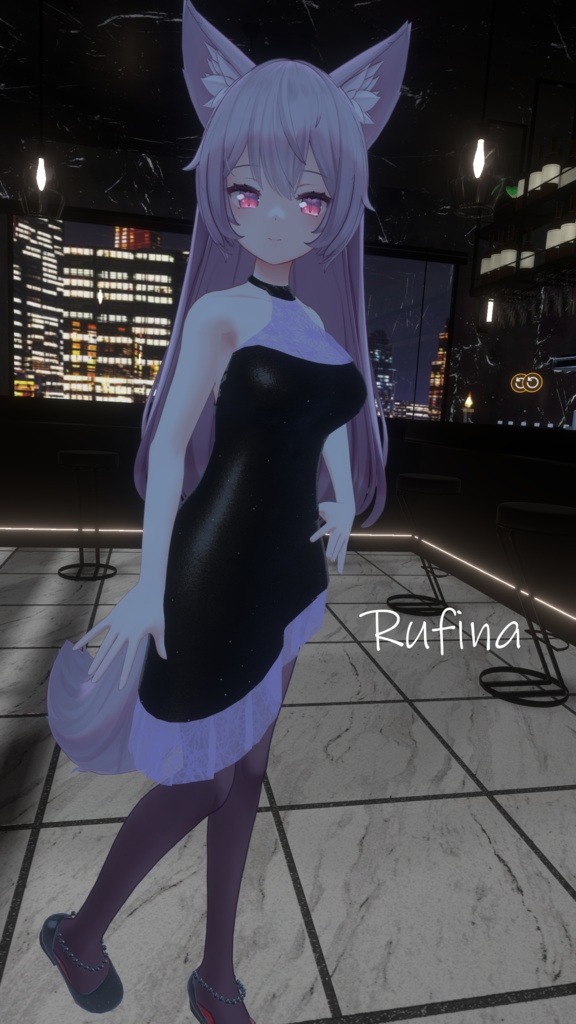 【6アバター対応】エレガントなドレス