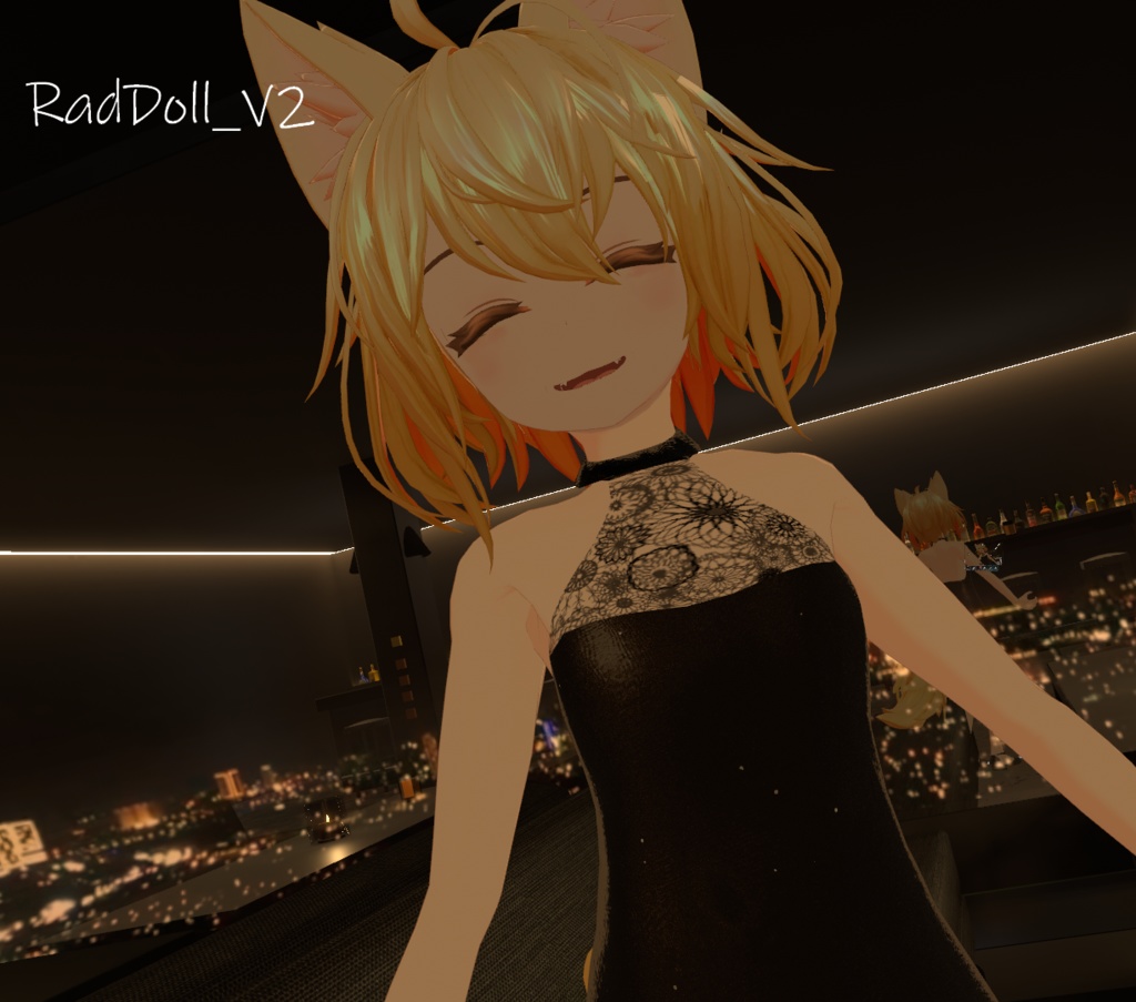 【6アバター対応】エレガントなドレス