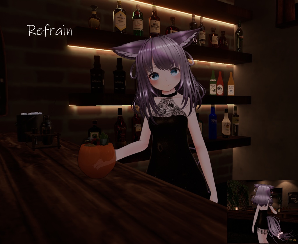 【6アバター対応】エレガントなドレス