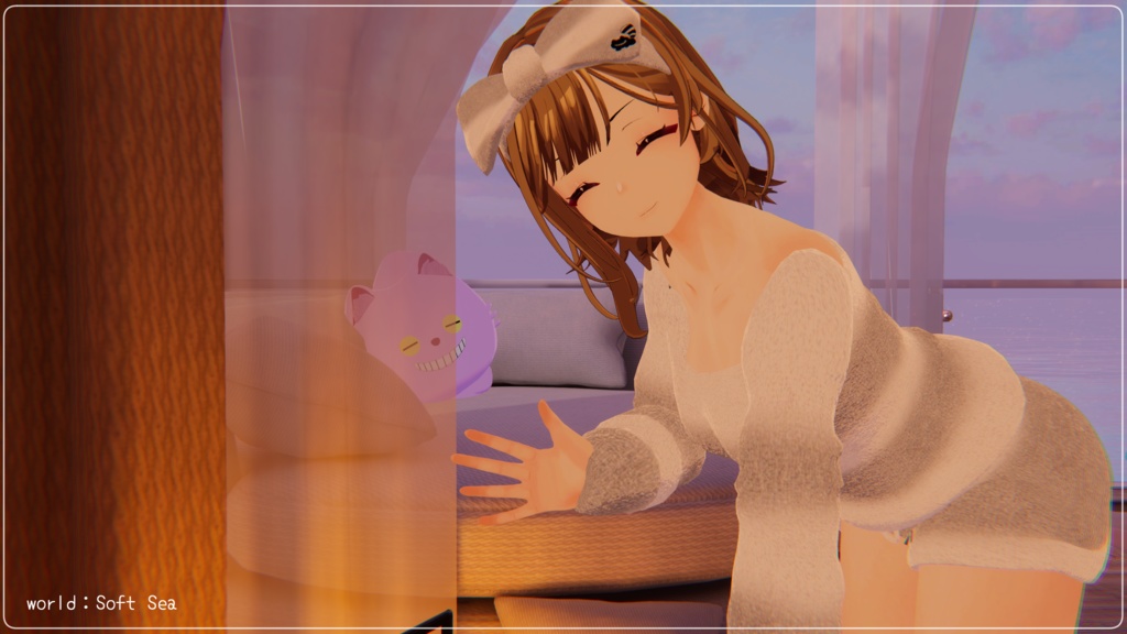 【複数アバター対応】ふわもこるーむうぇあ