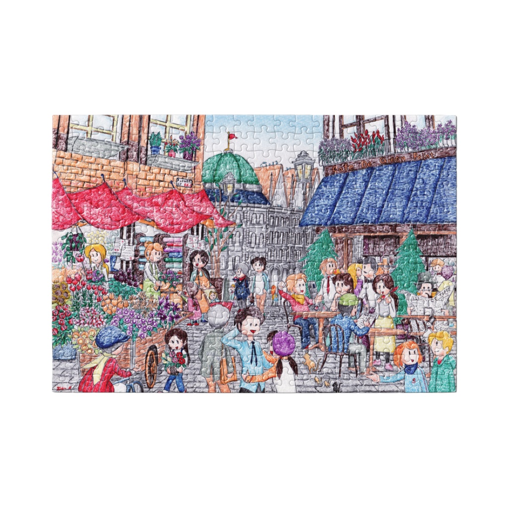 300ピースジグゾーパズル “街角の風景”