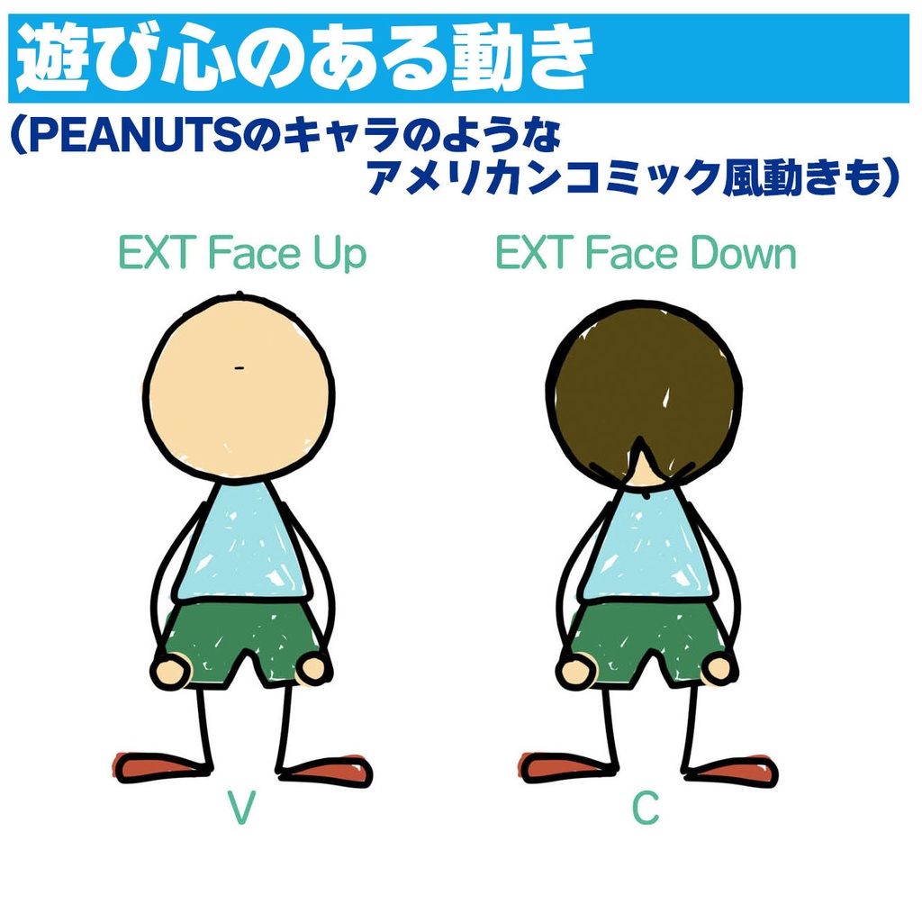 【VTS/Nizima設定済み】とにかく動く!落書き風ボーイ(A)