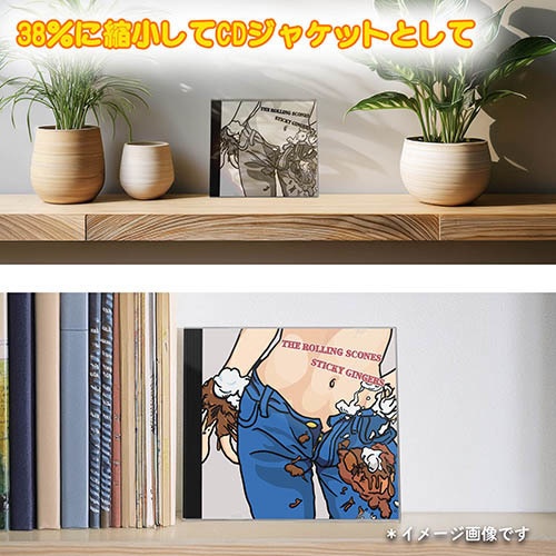 LPレコードジャケット・パロディーアート・データ販売 The Rolling Scones "Sticky Ginger"