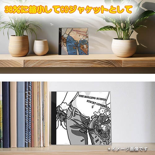 LPレコードジャケット・パロディーアート・データ販売 The Rolling Scones "Sticky Ginger"