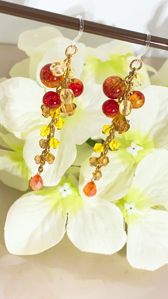 鬼滅の刃 無限列車編公開記念 弾3弾 煉獄杏寿郎モチーフピアス