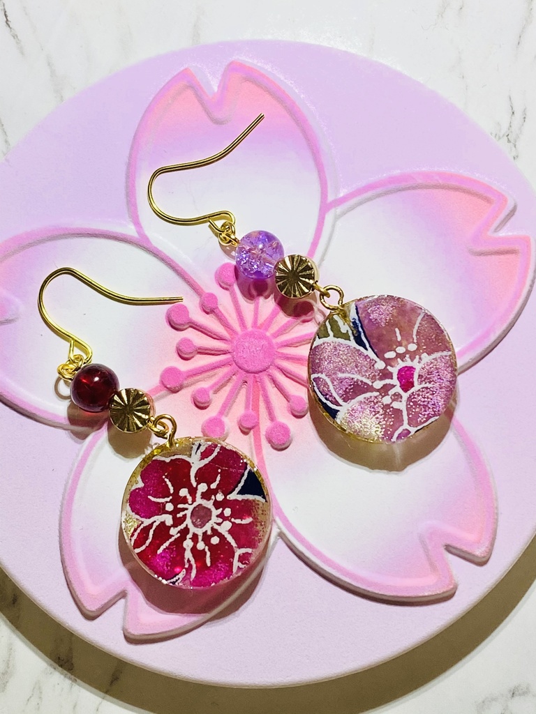 刀剣乱舞 鯰尾藤四郎&骨喰藤四郎 モチーフピアス