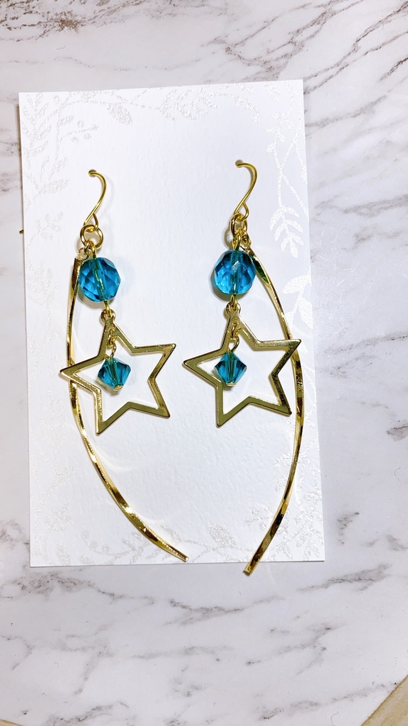 セーラースターズ 太陽系戦士 セーラークリスタルモチーフ スワロフスキーピアス