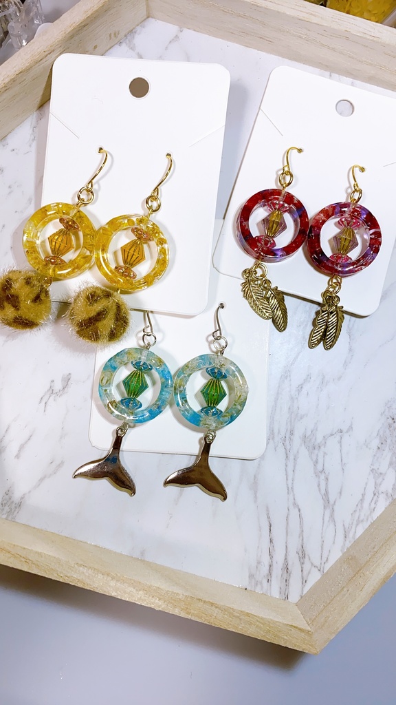 セーラームーン SS eternal アマゾントリオモチーフピアス