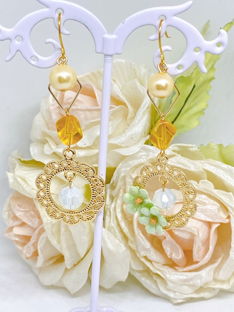 原神 主人公2人のモチーフピアス