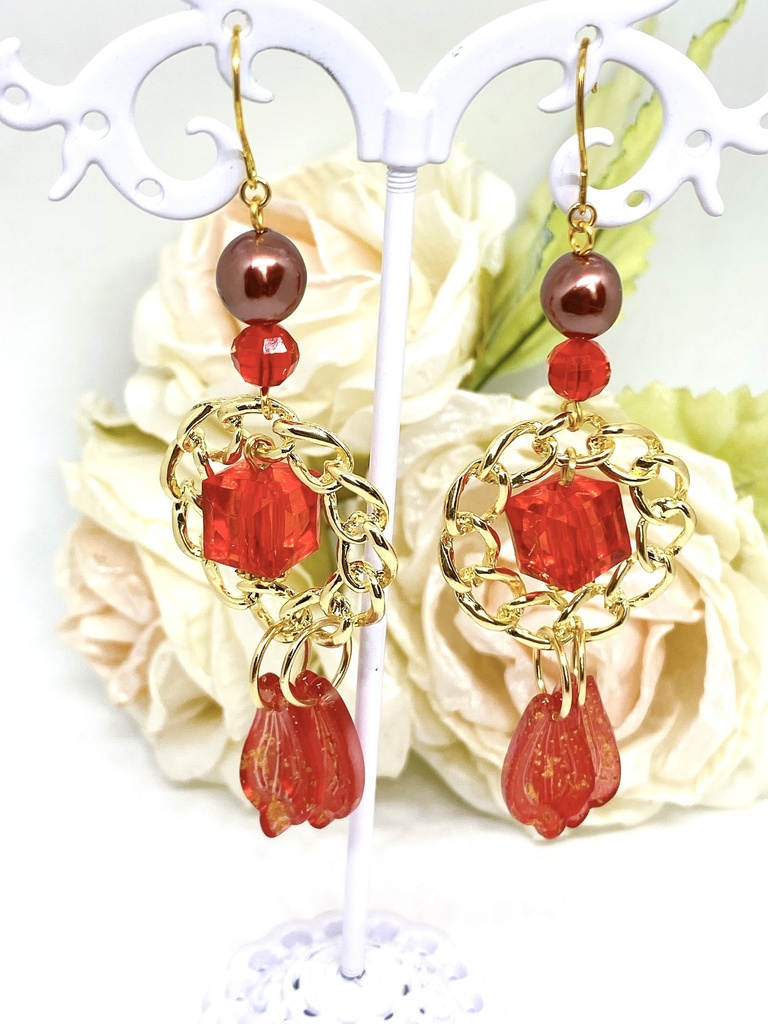 原神 アンバー モチーフピアス