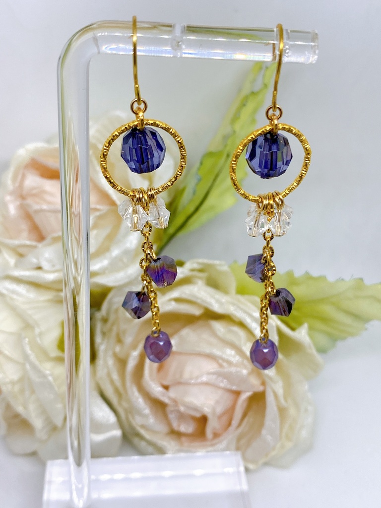 原神 刻晴 モチーフピアス