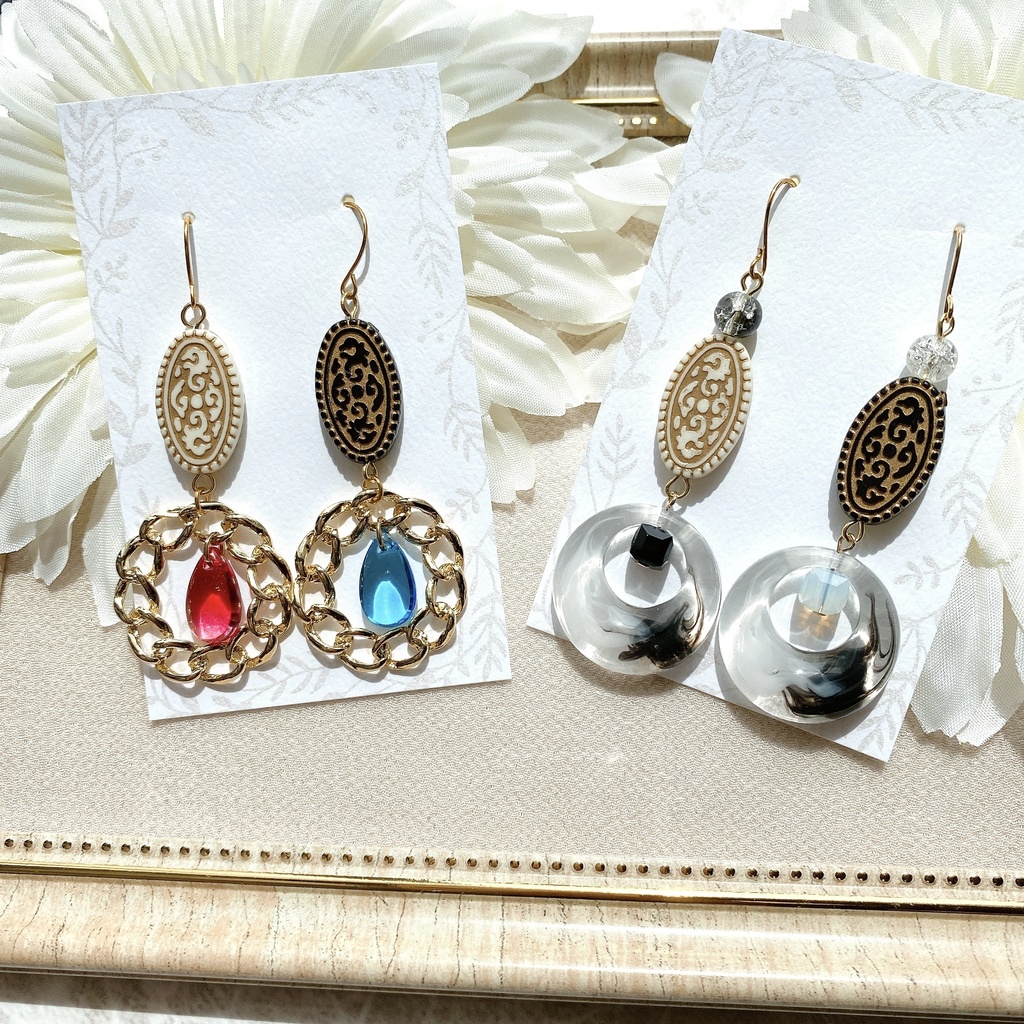 第五人格 白黒無常 通常衣装&レクイエム モチーフピアスorイヤリング