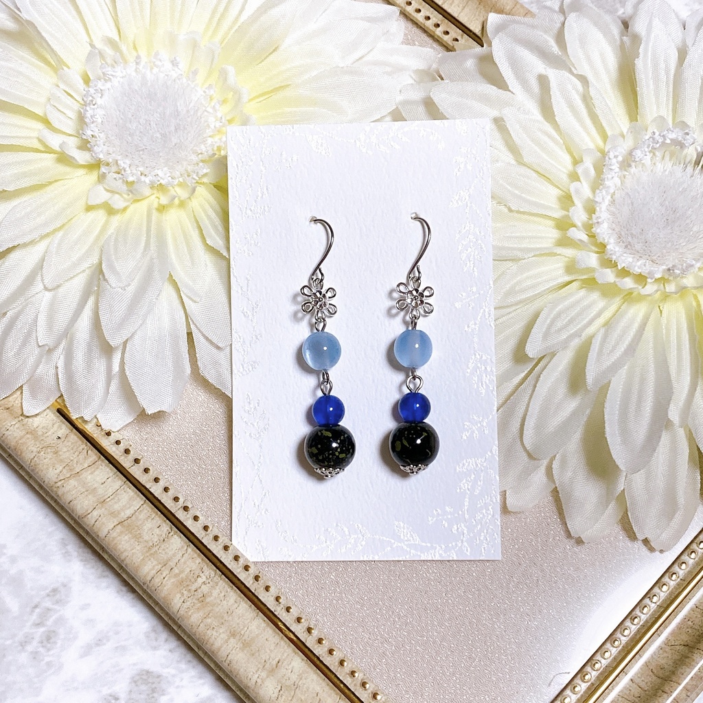 原神 ブレスレット&ピアスorイヤリングセット (ディルック、ガイア)