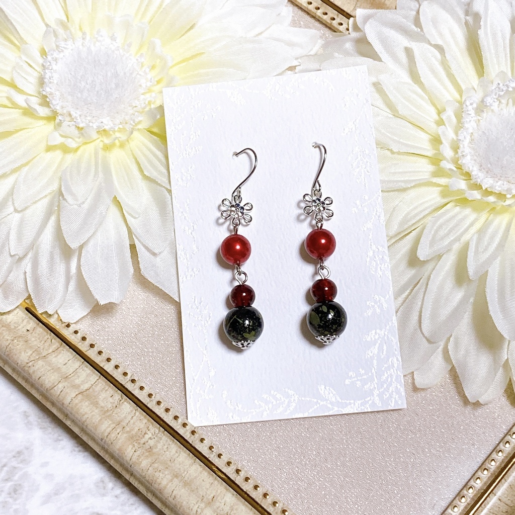 原神 ブレスレット&ピアスorイヤリングセット (ディルック、ガイア)