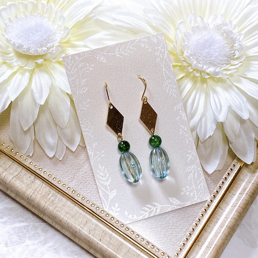 原神 ブレスレット&ピアスorイヤリングセット (魈、ウェンティ、楓原万葉)