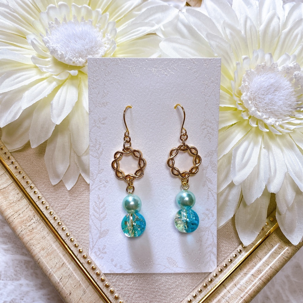 原神 ブレスレット&ピアスorイヤリングセット (魈、ウェンティ、楓原万葉)