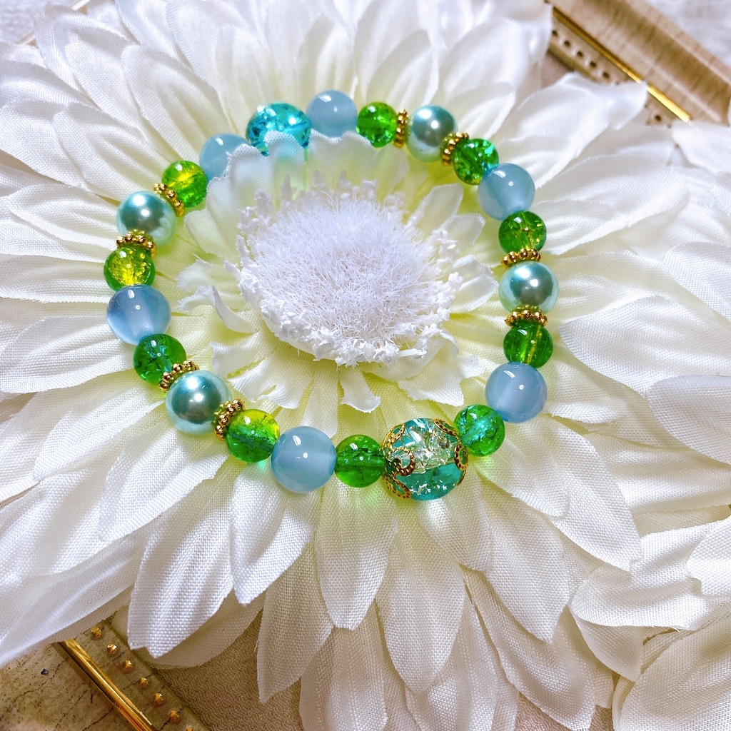 原神 ブレスレット&ピアスorイヤリングセット (魈、ウェンティ、楓原万葉)