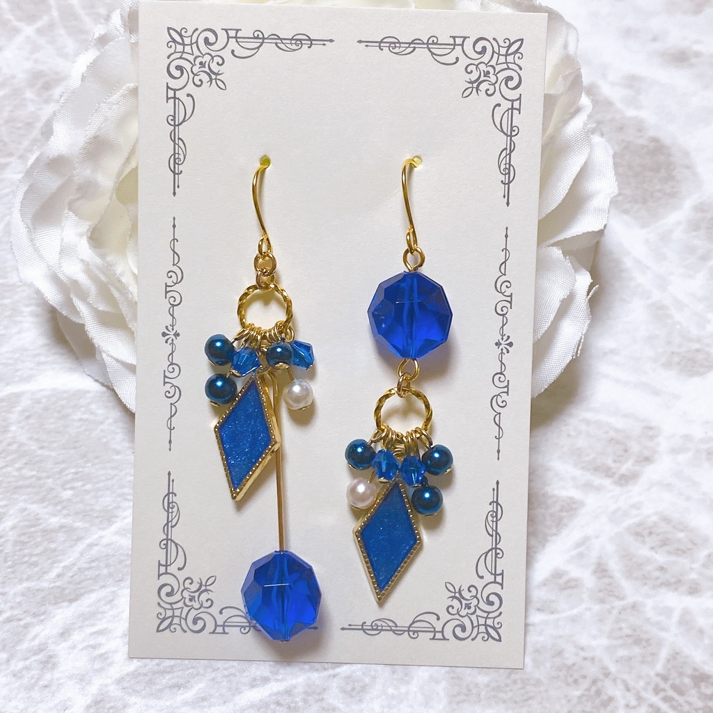 原神 元素 元素色モチーフピアスorイヤリング