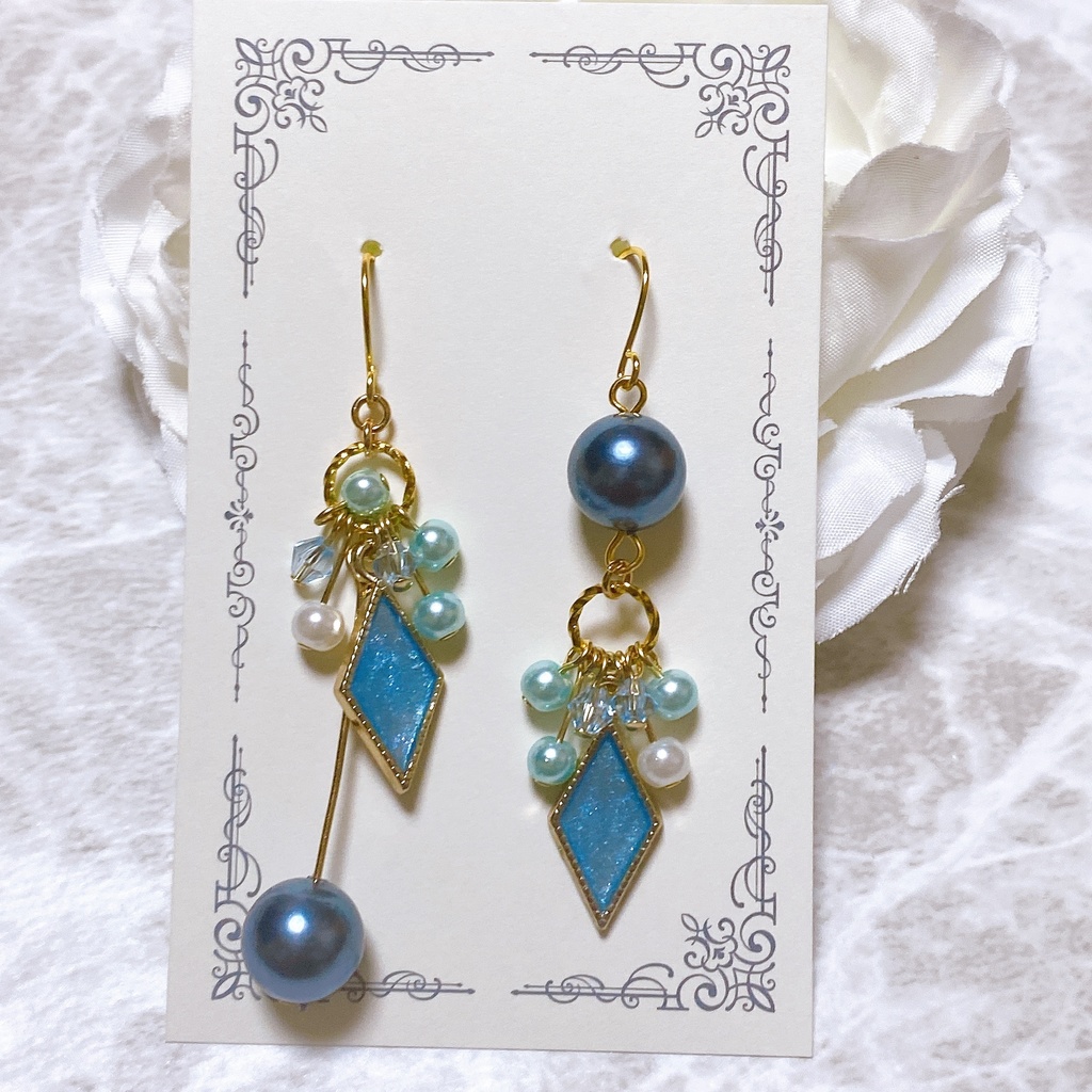 原神 元素 元素色モチーフピアスorイヤリング