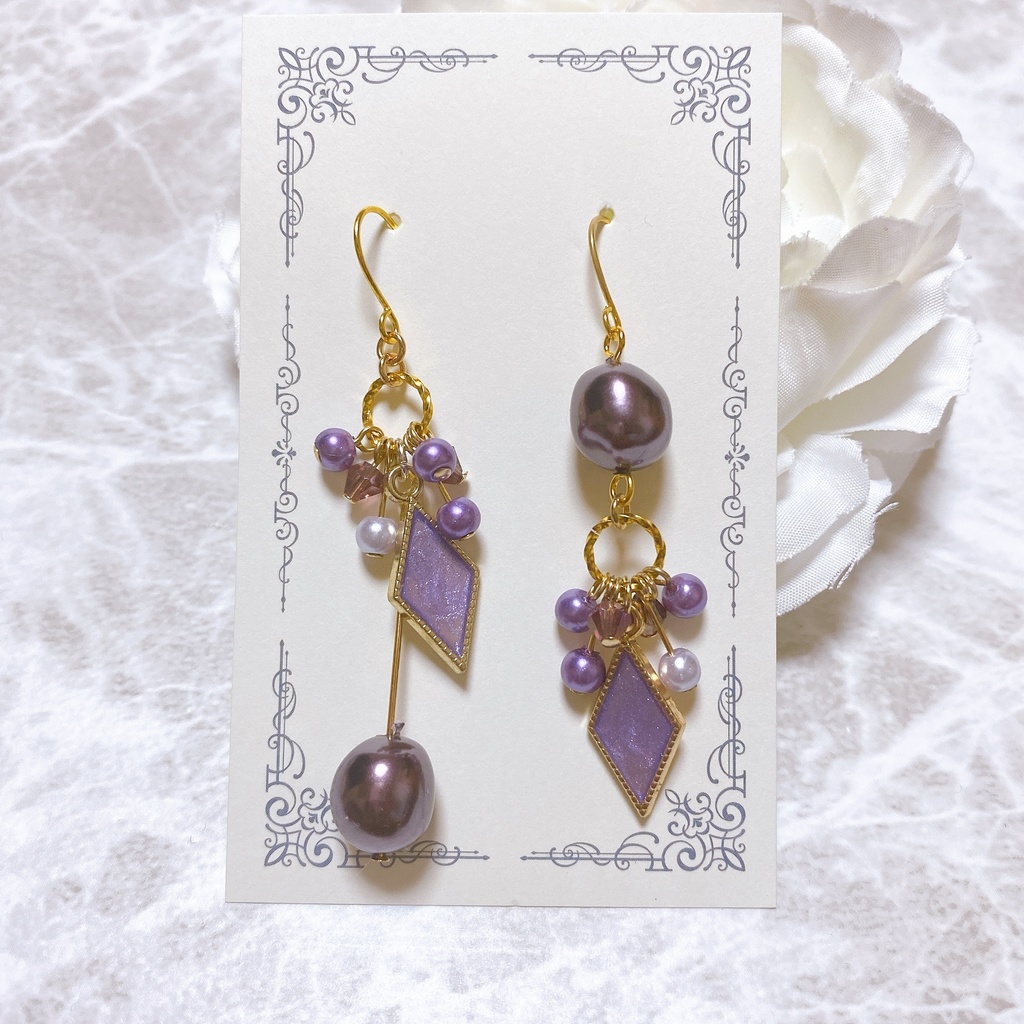 原神 元素 元素色モチーフピアスorイヤリング