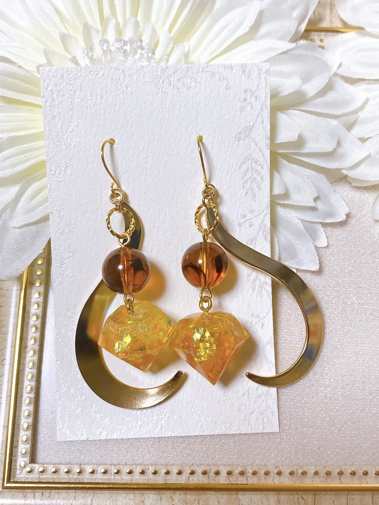 原神 璃月編第1弾 鍾離&タルタリヤ モチーフピアスorイヤリング