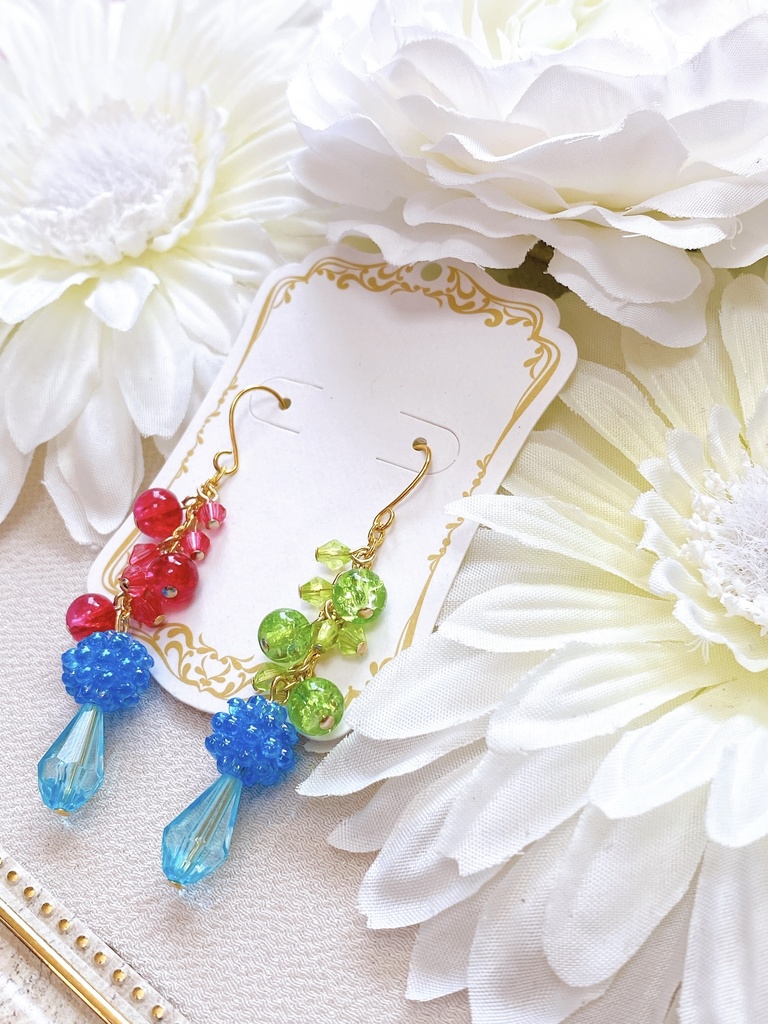 ウマ娘 ツインターボ モチーフピアスorイヤリング