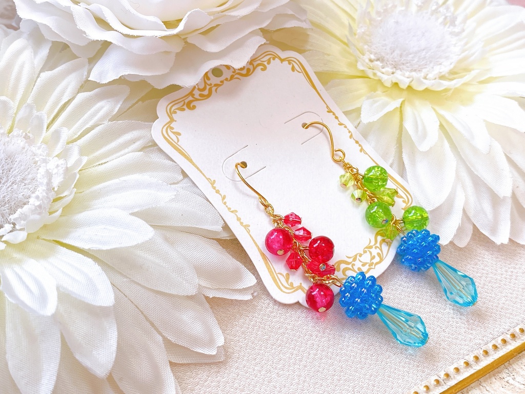 ウマ娘 ツインターボ モチーフピアスorイヤリング