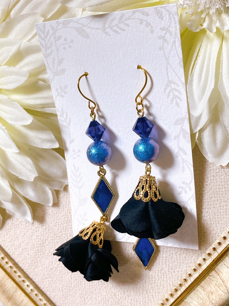 原神 イベント『流るる星霜、華咲きて』刻晴&凝光 新スキンモチーフピアスorイヤリング