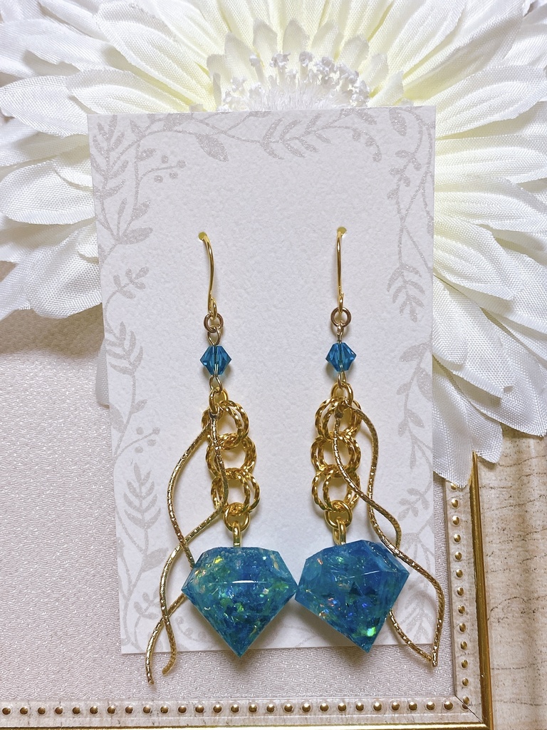 原神 璃月第3弾 甘雨&魈&刻晴 モチーフピアスorイヤリング