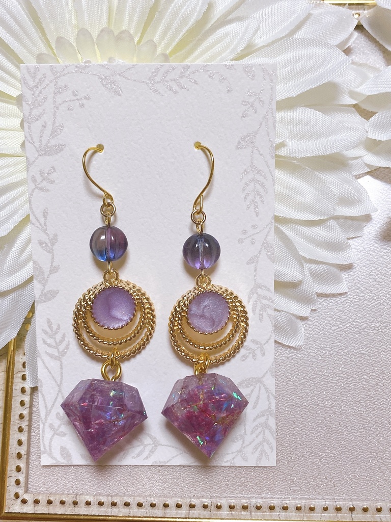 原神 璃月第3弾 甘雨&魈&刻晴 モチーフピアスorイヤリング