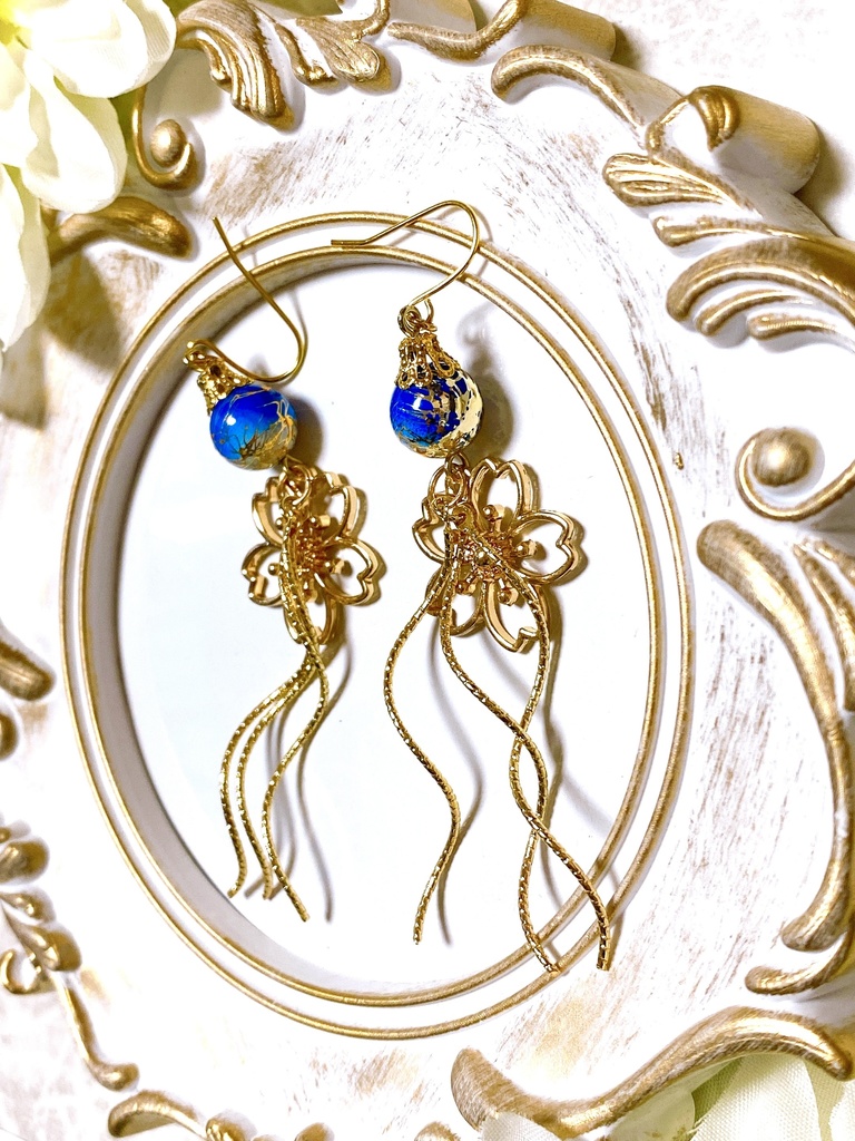 原神 新実装キャラ 神里綾人 モチーフピアスorイヤリング