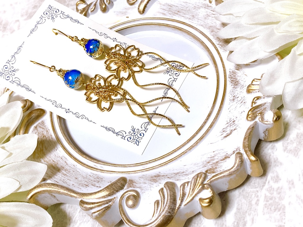 原神 新実装キャラ 神里綾人 モチーフピアスorイヤリング