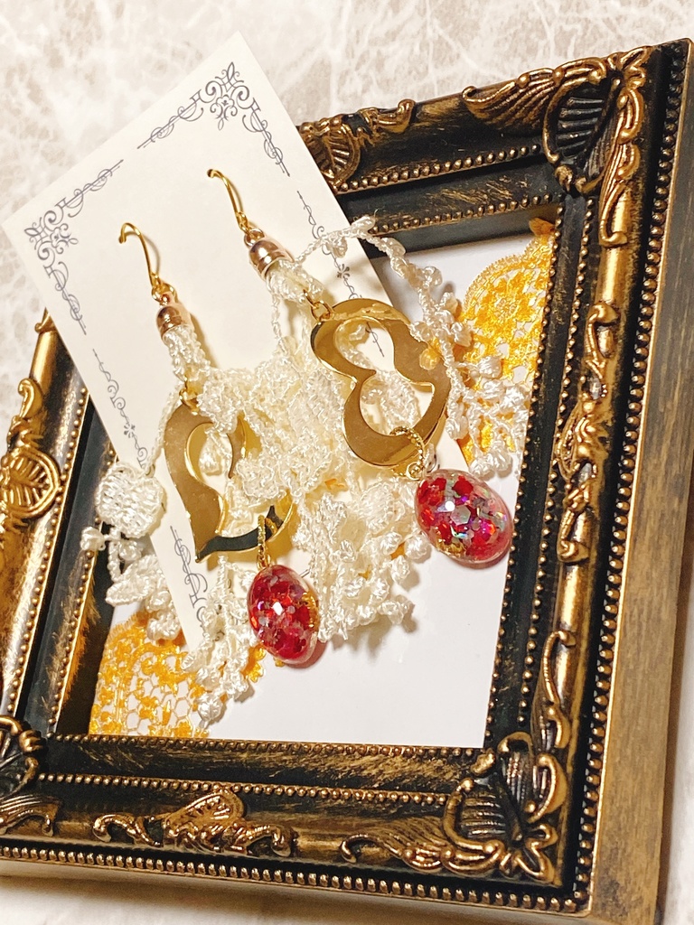 第5人格 患者&心理学者 ペアルックバランタインコーデ 第五人格 モチーフピアスorイヤリング