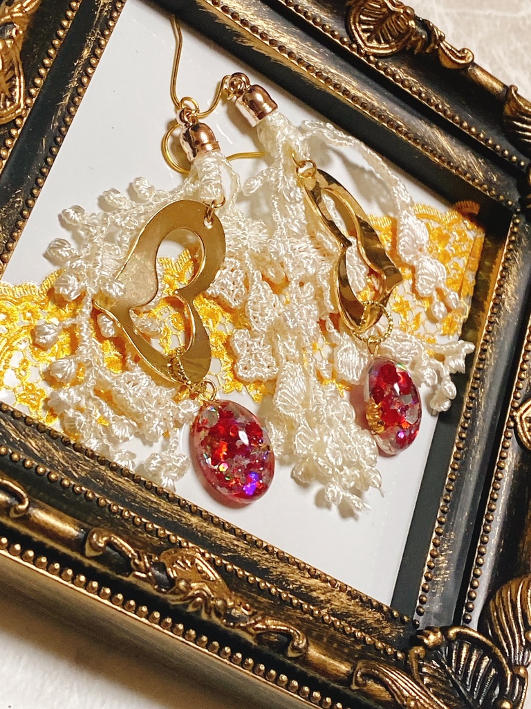 第5人格 患者&心理学者 ペアルックバランタインコーデ 第五人格 モチーフピアスorイヤリング