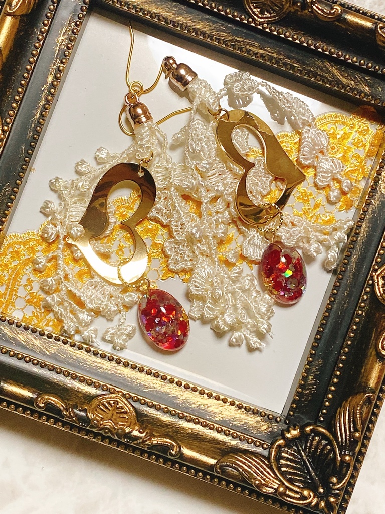 第5人格 患者&心理学者 ペアルックバランタインコーデ 第五人格 モチーフピアスorイヤリング