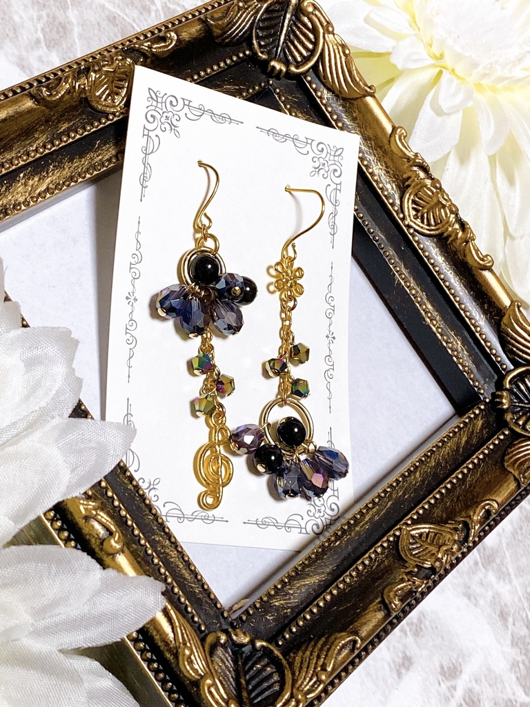 第五人格 踊り子"悪の花" モチーフピアスorイヤリング