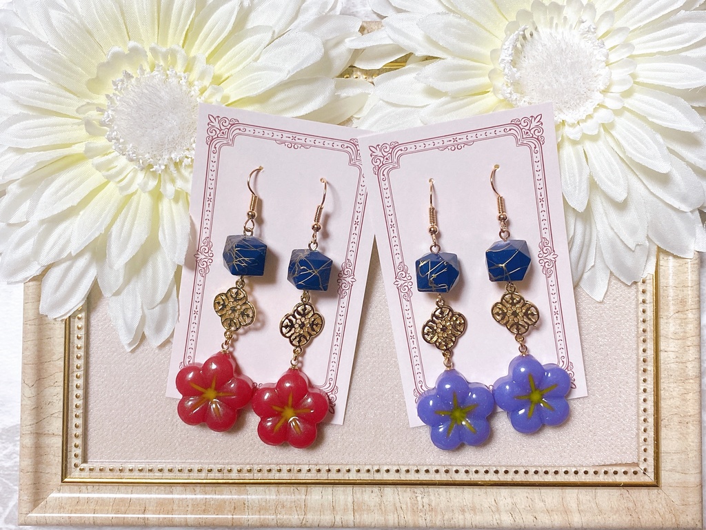 刀剣乱舞 鯰尾藤四郎&骨喰藤四郎 モチーフピアスorイヤリング 刀剣乱舞花丸映画公開記念