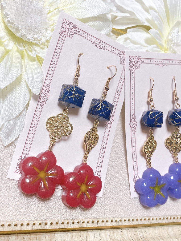 刀剣乱舞 鯰尾藤四郎&骨喰藤四郎 モチーフピアスorイヤリング 刀剣乱舞花丸映画公開記念