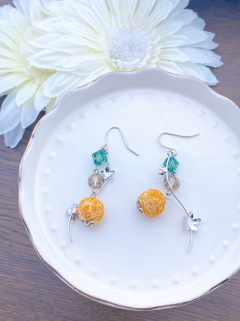 原神 鹿野院平蔵 モチーフピアスorイヤリング