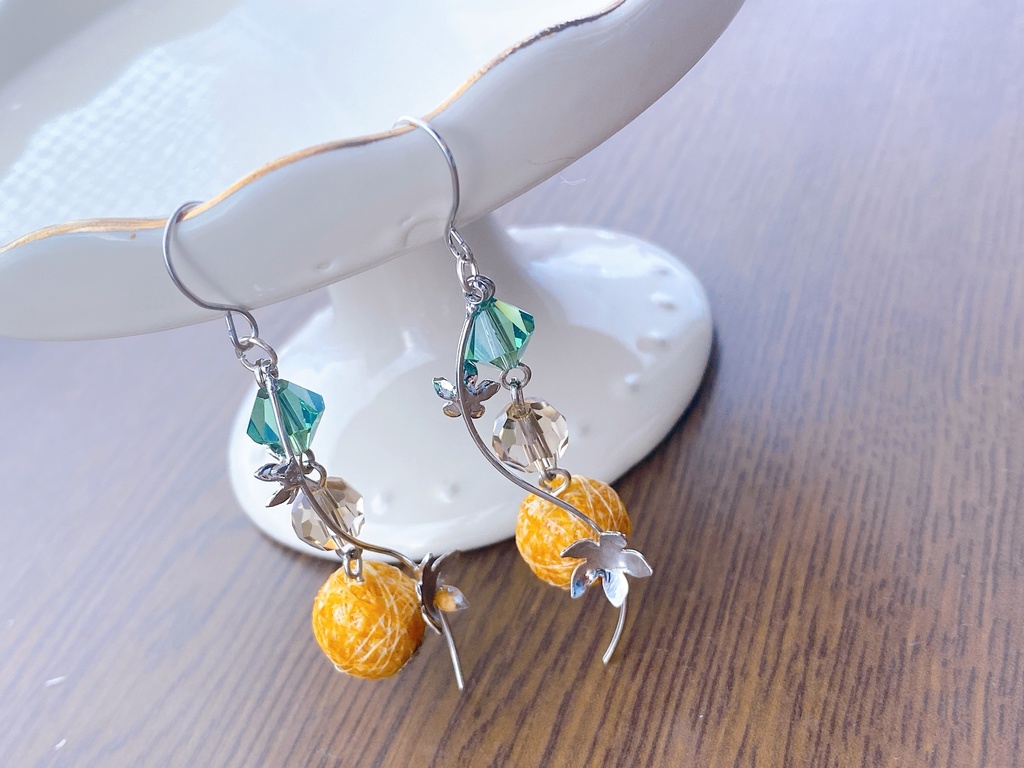 原神 鹿野院平蔵 モチーフピアスorイヤリング