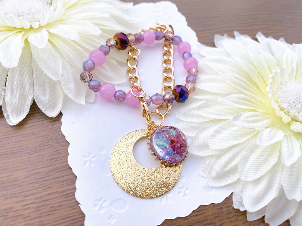 原神 第1弾バックチャーム&ブレスレット 影 八重巫女 モチーフ