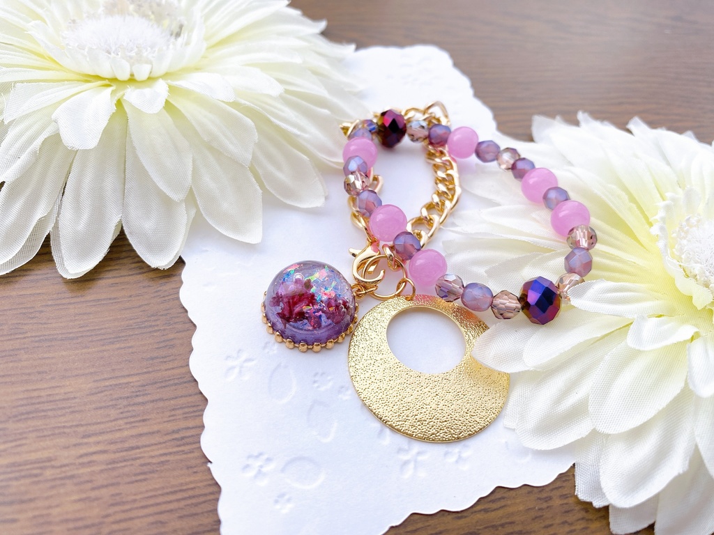 原神 第1弾バックチャーム&ブレスレット 影 八重巫女 モチーフ