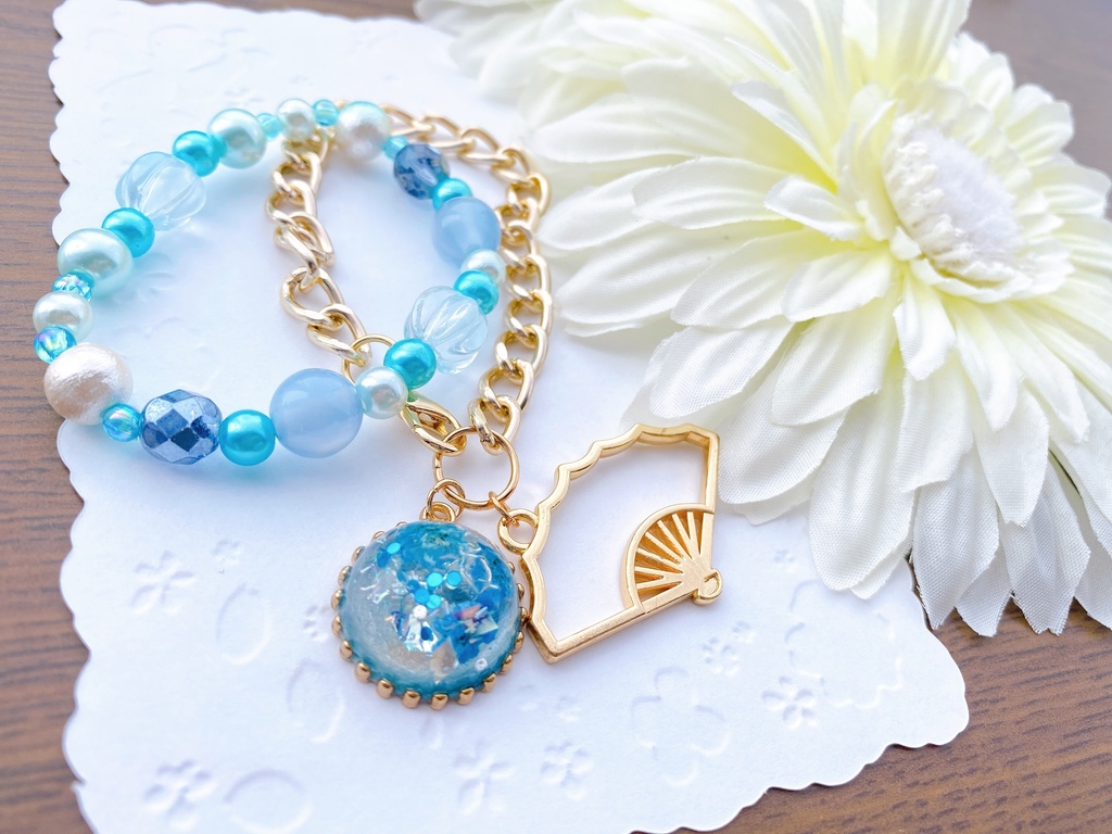 原神 第2弾バックチャーム&ブレスレット 珊瑚宮心海 神里綾華 モチーフ