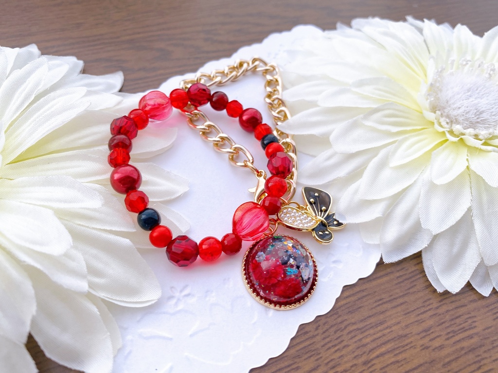 原神 第4弾 バックチャーム&ブレスレット 胡桃 夜蘭 モチーフ