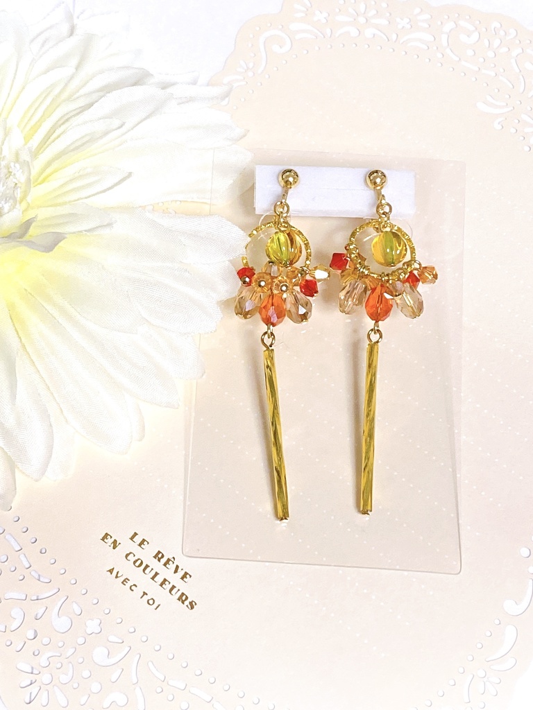 auf様専用ページ 宵宮 イヤリング