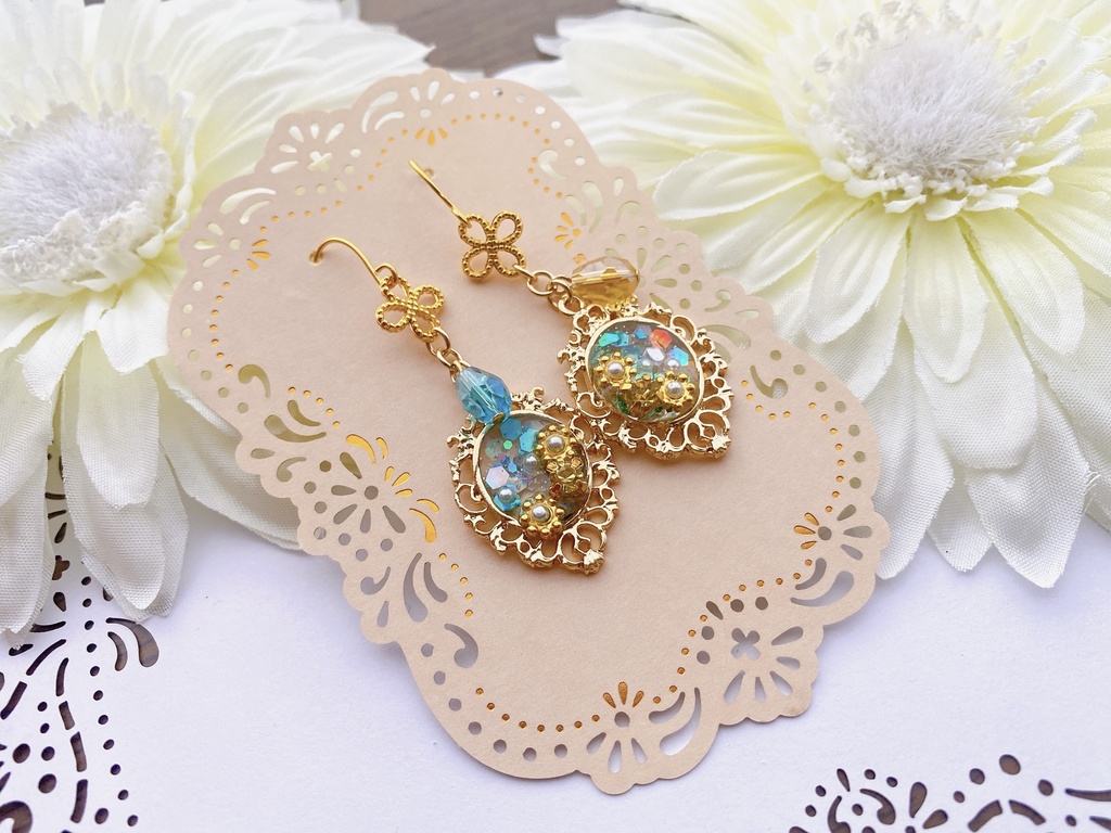 原神 旅人【空&蛍】モチーフピアスorイヤリング